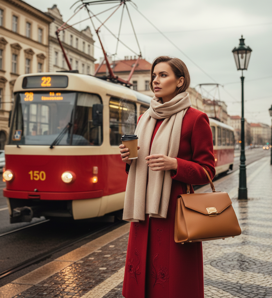 Detail ruční výšivky na kůži